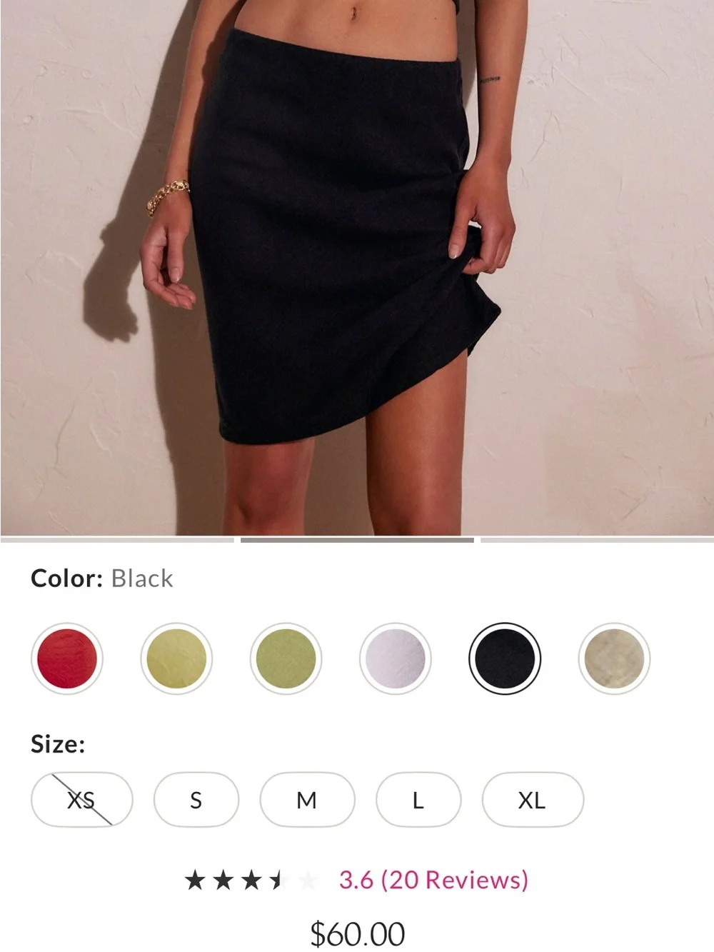 Free People My Little Midi Skirt in Fudge Large NWT